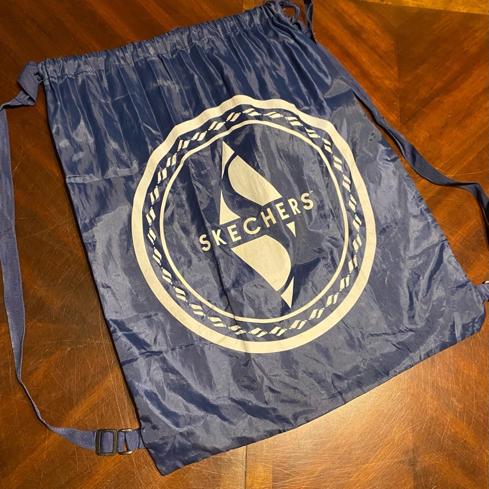 Skechers Blue Drawstring Backpack